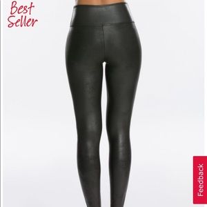 SPANX Faux Leather Leggings